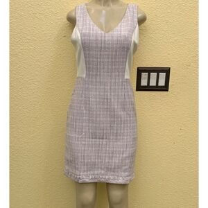 White House Black Market V-Neck Plaid Mini Dress - NWT